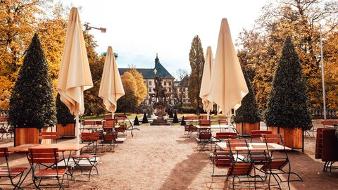 Schlosspark Fulda im Herbst