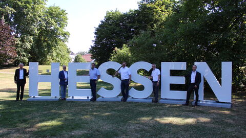 Die HESSEN-Buchstaben in Kriftel 